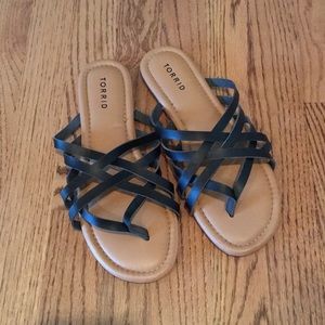 Torrid Strappy Slide Sandals